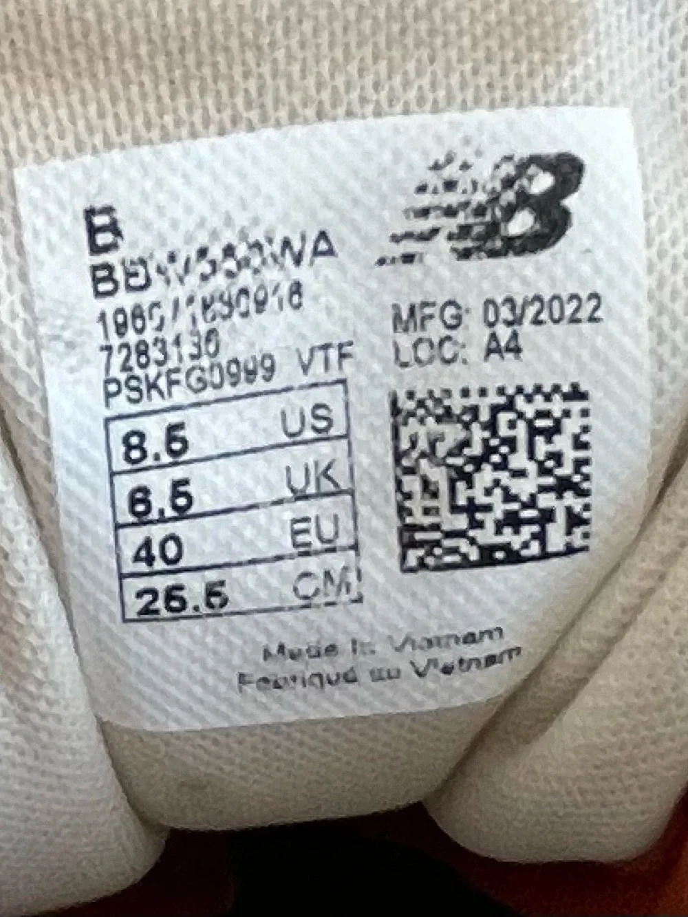 Women Size 8.5 New Balance 550 Au Lait Orange Shoes